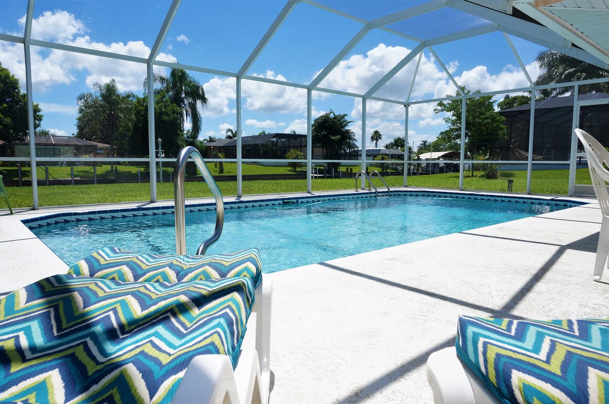 Pool and Canal View